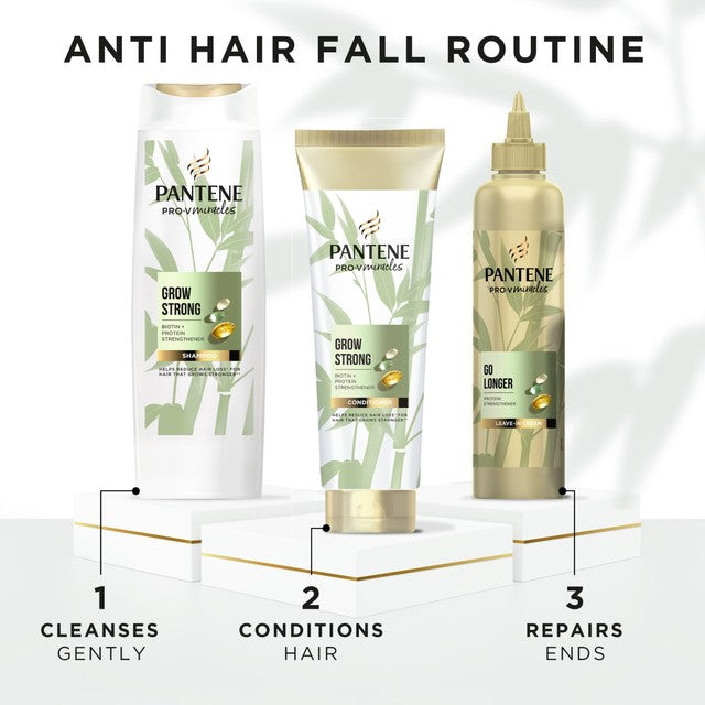 Pantene Grow Strong hair conditioner with Biotin and Bamboo 275ml, imported from the UK