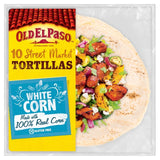 Old El Paso Small Gluten Free White Corn Tortilla Wraps 10 Pack, imported from the UK