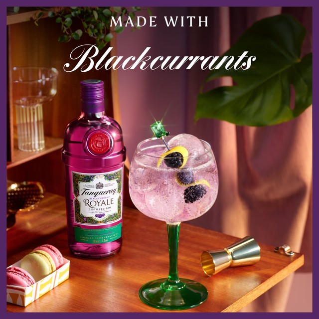 Tanqueray Blackcurrant Royale gin 70cl (British brand)