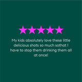 PLENISH kids strawberry shot 4 x 60ml, imported from the UK