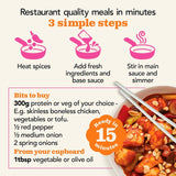 The Spice Tailor spicy kung pao sauce kit 245g (British brand)