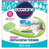 Ecozone Classic All in One Dishwasher Tablets 25 Tablets