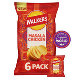 Walkers Masala Chicken Flavour Crisps Multipack 150g