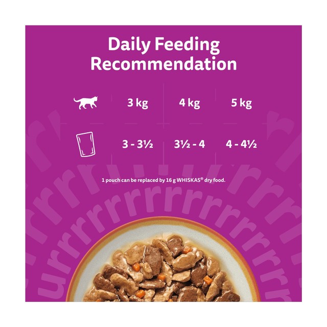 Whiskas Tasty Mix cat food pouches 12 x 85g multipack (British brand)