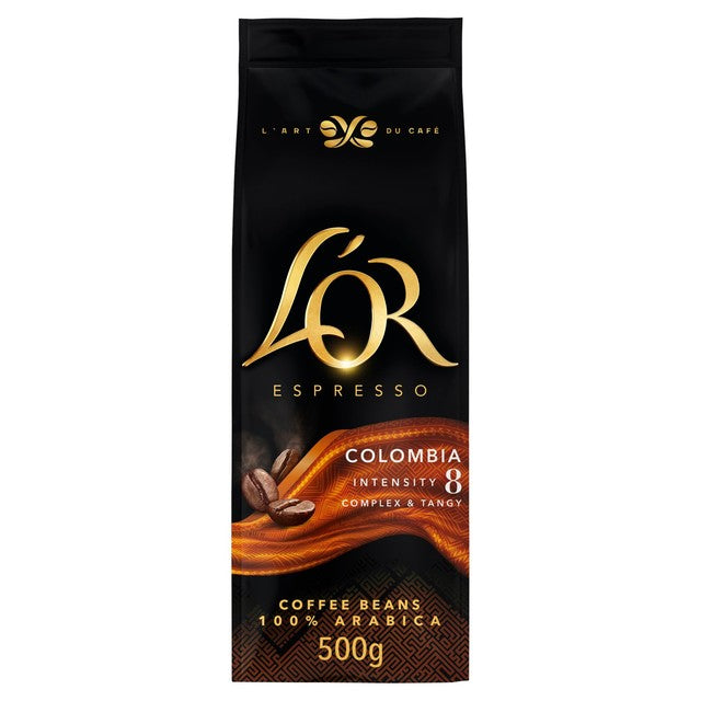 L'OR Colombia Intensity 8 coffee beans 500g, UK version