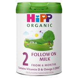 HiPP organic follow on milk powder for babies from 6 months, 800g tin, UK version