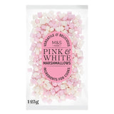 M&S Pink and White Mini Marshmallows 125g