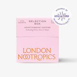 London Nootropics Flow, Zen and Mojo Adaptogenic Coffee Selection Box 12 Sachets
