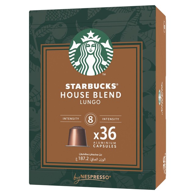 Starbucks House Blend coffee capsules 36 capsules (British brand)
