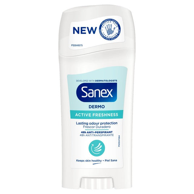 Sanex Dermo Active Freshness 48h Alcohol Free deodorant stick 65ml (British brand)