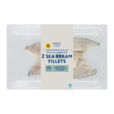 M&S Mediterranean Sea Bream Fillets 180g, imported from the UK