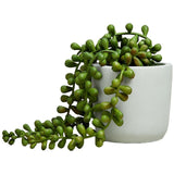 M&S artificial string of pearls plant green pot, imported from the UK