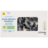 M&S mussels in white wine parsley sauce 500g, imported from the UK