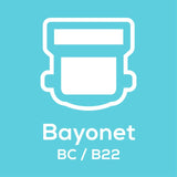 TCP clear bayonet 40W LED filament candle light bulb (British brand)