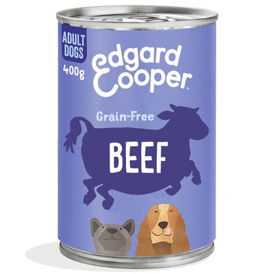 Edgard & Cooper Adult Grain Free Wet Dog Food with Beef 400g