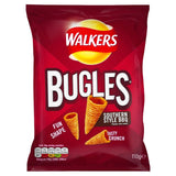 Walkers Bugles Southern Style BBQ corn snacks 110g (British brand)