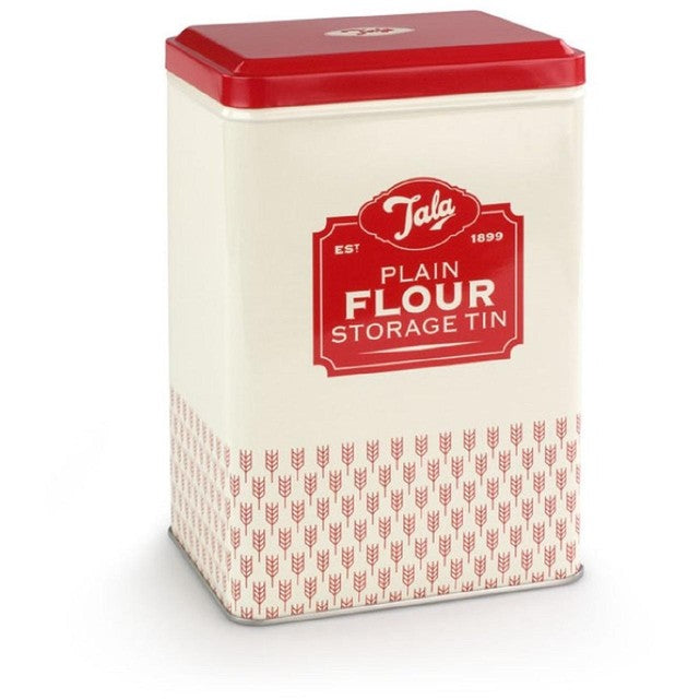 Tala Plain Flour Storage Tin 18.7 x 8.5 x 12 cm (British brand)