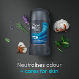 Dove Men+Care anti-perspirant deodorant stick with lemon cedarwood scent 50ml - British product