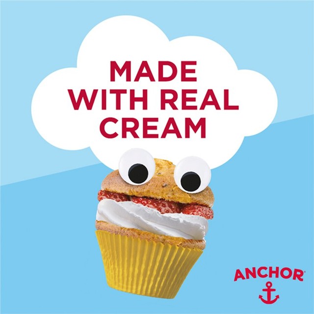 Anchor original real cream spray 250g - British product