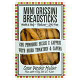 Vecchio Mulino mini breadsticks with tomatoes and capers 130g (British brand)