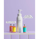 Neat hibiscus and acai berry foaming body wash 500ml starter pack, imported from the UK