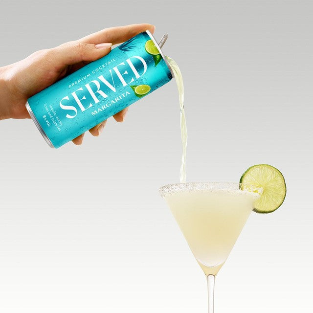 Served Margarita canned cocktail 250ml (British brand)