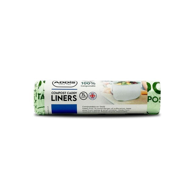 Addis 7 litre compostable caddy liners - British product