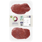 Ocado organic beef fillet steaks 2 steaks, imported from the UK