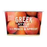 M&S Greek Style Yogurt with Peach & Apricot Pot 140g