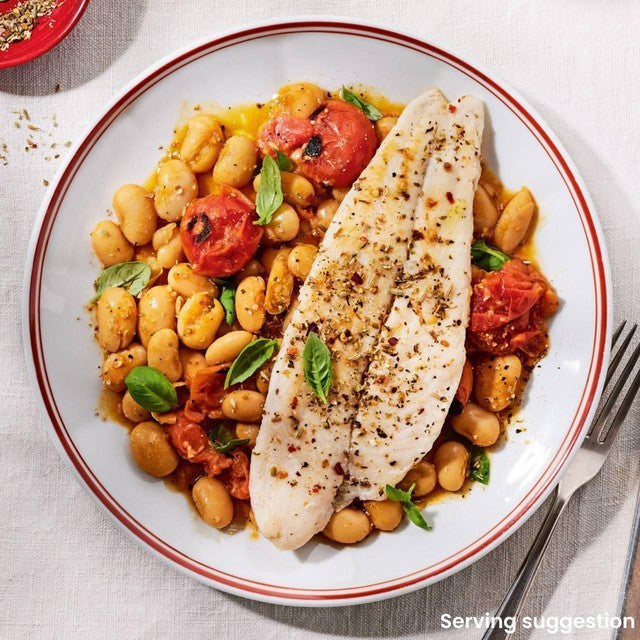 Ocado basa fillets skinless and boneless 250g, imported from the UK