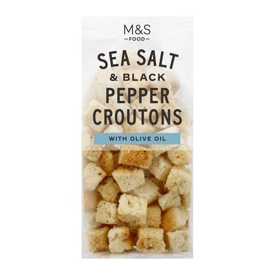 Croûtons M&S sel de mer poivre noir 80g