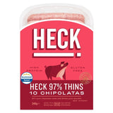 Heck 97% Pork Thins Chipolatas Gluten Free Sausages 340g