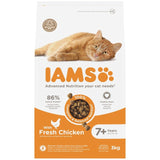 IAMS Senior Dry Cat Food Chicken 3kg, UK version