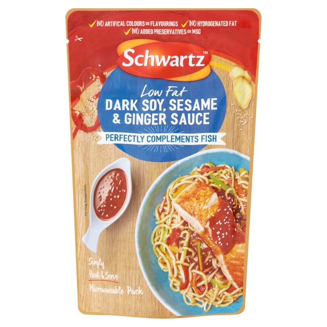 Schwartz Dark Soy, Sesame & Ginger Sauce Mix 300g (British brand)