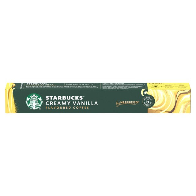 Starbucks vanilla flavoured coffee capsules 10 pack (British brand)