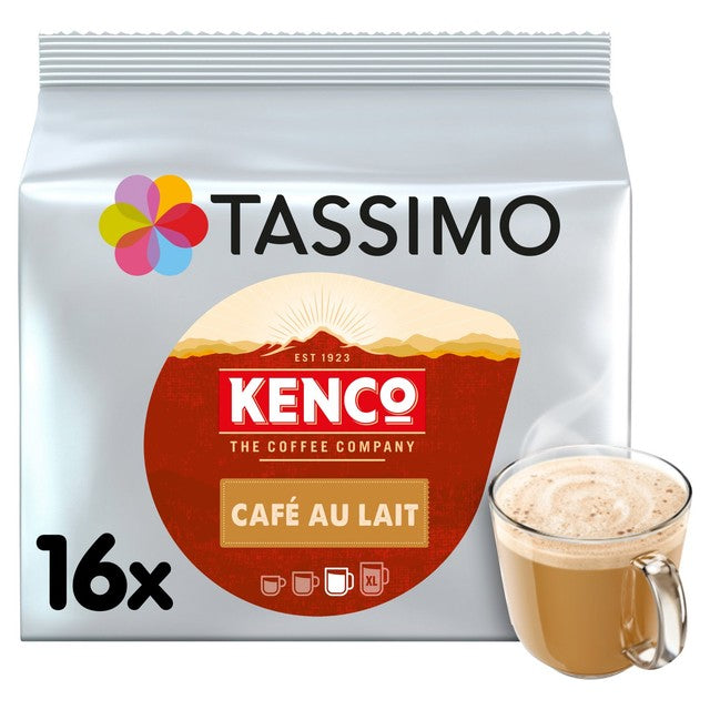 Kenco Cafe au Lait Coffee Pods 16 Pack (British brand)