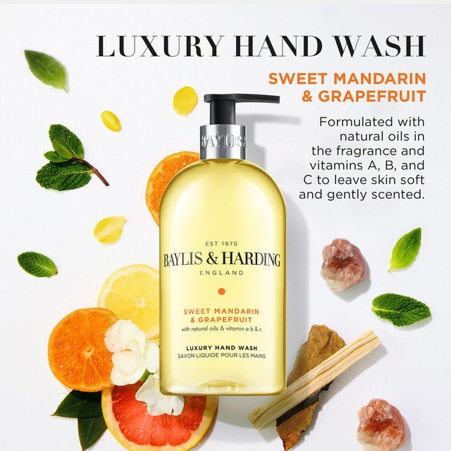Baylis & Harding sweet mandarin grapefruit hand wash 500ml - British product