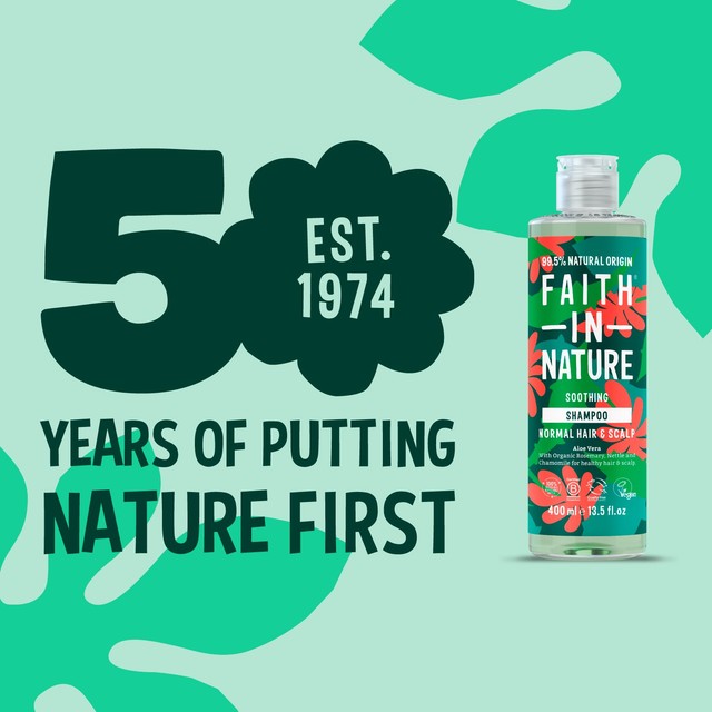 Faith in Nature aloe vera shampoo 400ml - British product