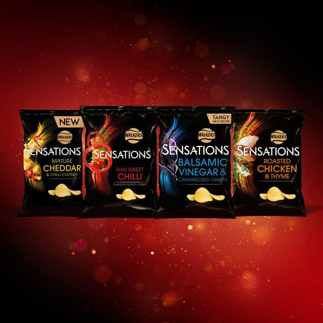 Sensations Thai sweet chilli crisps multipack (British brand)