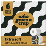 Who Gives A Crap Extra Soft Mega Rolls 6 Pack Toilet Paper