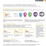 Medela small contact nipple shields 16mm, imported from the UK