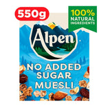 Alpen Muesli No Added Sugar Breakfast Cereal 550g