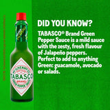 Tabasco mild green hot sauce 57ml (British brand)