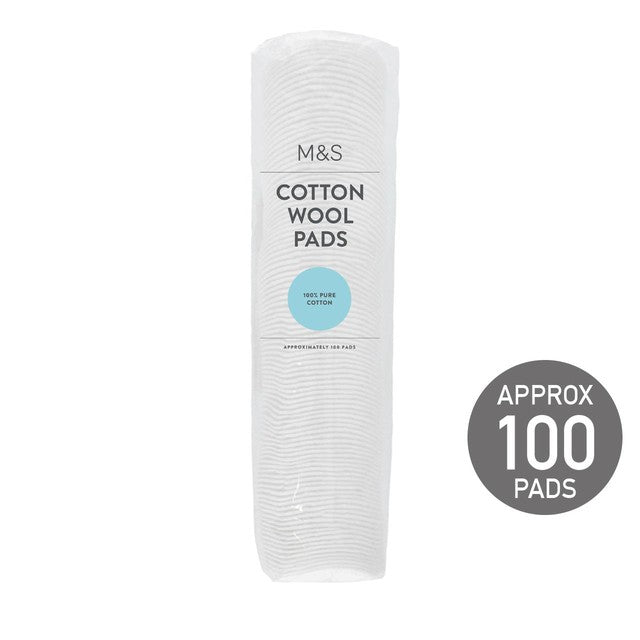 M&S cotton wool pads 100 pack, imported from the UK