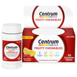 Centrum Fruity Chewables 30s Multivitamin Tablets Citrus Berry Flavour - British product