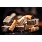 M&S hazelnut mini rolls 125g, imported from the UK