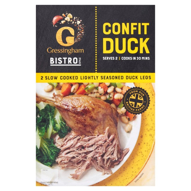 Gressingham Bistro Confit Duck Legs 430g, UK version