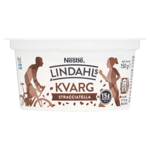 Lindahls Kvarg Stracciatella Yoghurt 150g, UK version