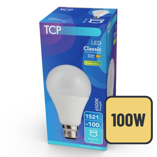 TCP dimmable daylight bayonet light bulb 100W (British brand)