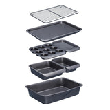 Masterclass smart space stacking non-stick bakeware set 7-piece, imported from the UK